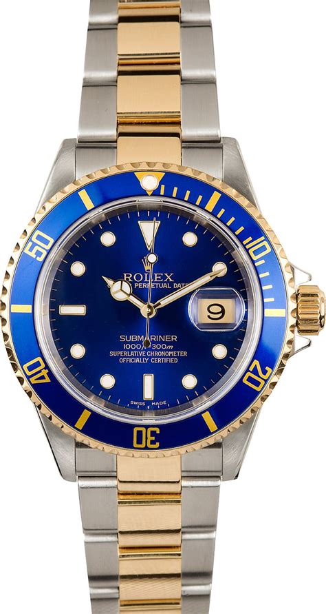 rolex gold silver blue|gold rolex with blue face.